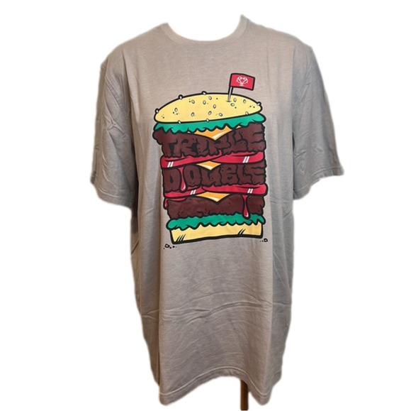 Men’s Under Armour triple double burger tshirt - Picture 1 of 8